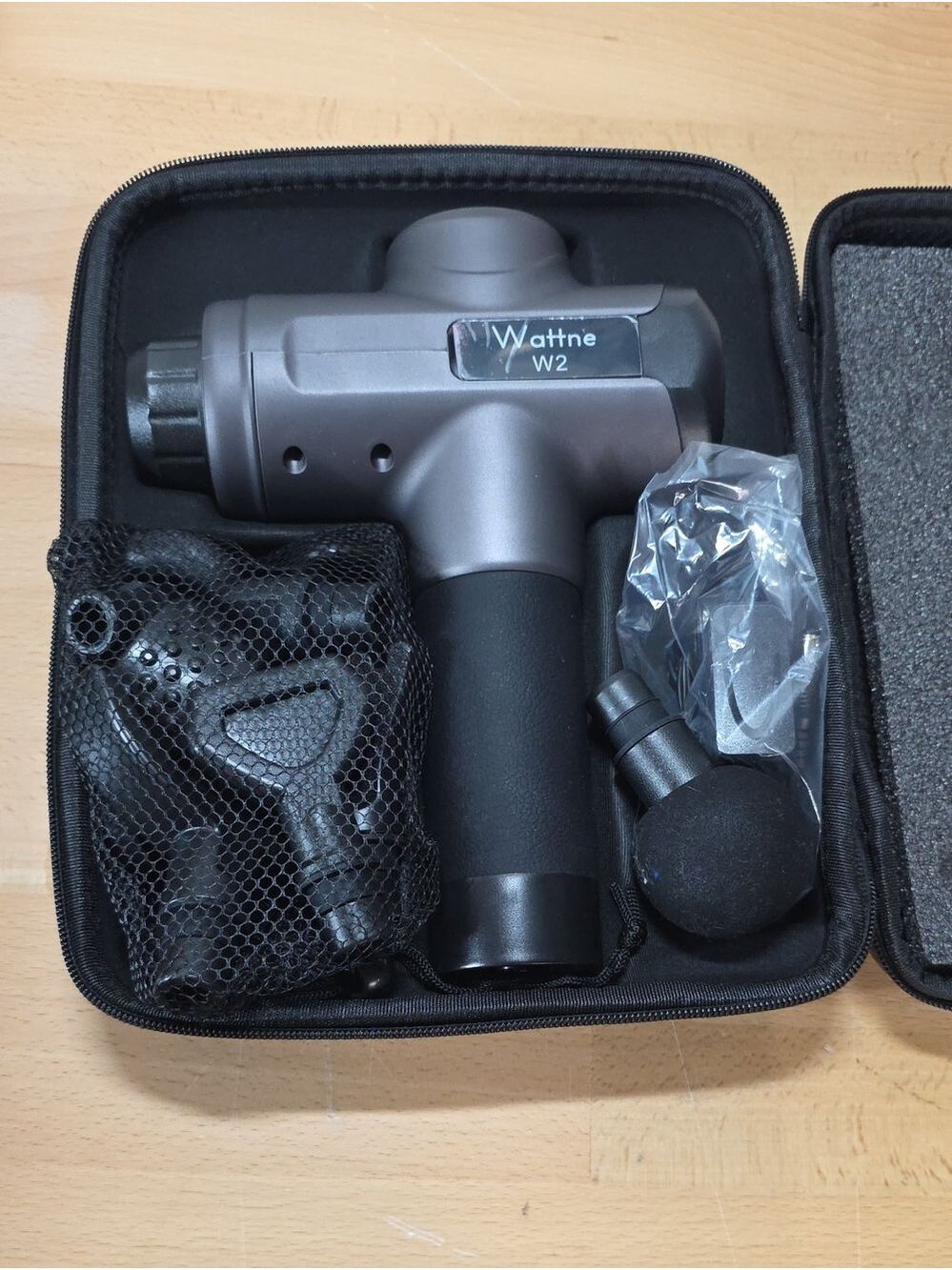 Wattne W2 Percussive Massage Gun in Gunmetal Gray #3014